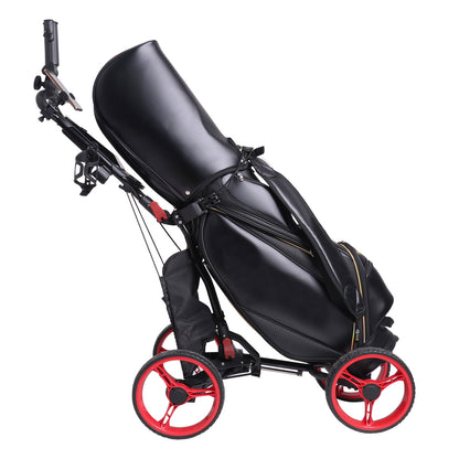 4 Wheels Lightweight Golf Push Cart
